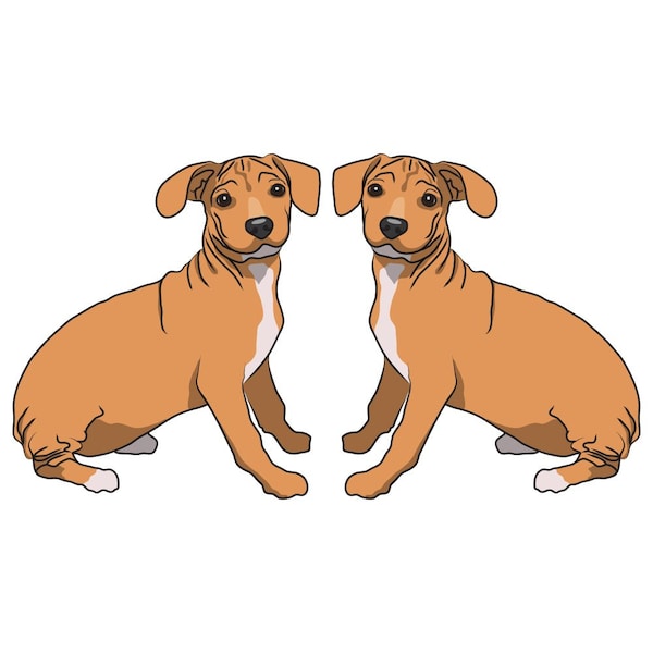 Chiweenie Dog Decal, Dog Lover Decor Vinyl Sticker